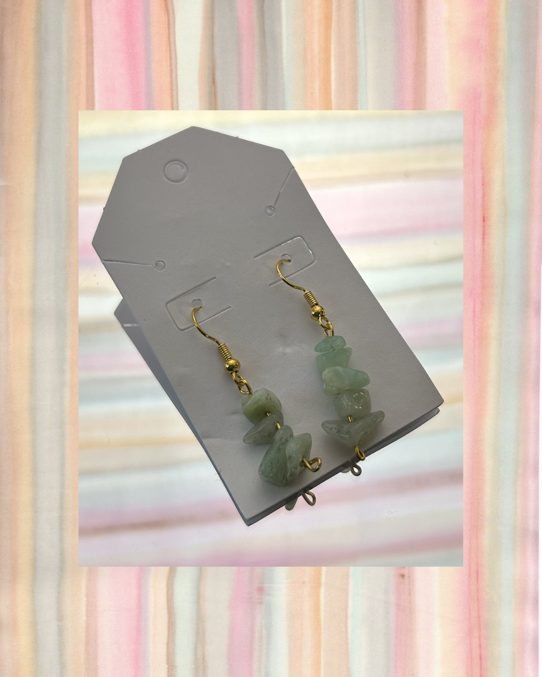 Sage Stone Earrings